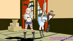 Tiny Hentai Loli Tied up and Spanked