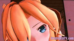 3D Tiny Loli Spreading Shaved Pussy POV