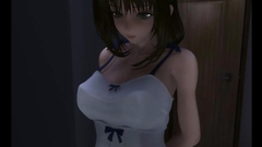 Japanese 3D futa hot handjob