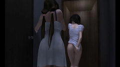 Japanese 3D futa hot handjob