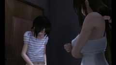 Japanese 3D futa hot handjob