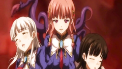 Japanese shemale anime coeds threesome fucking