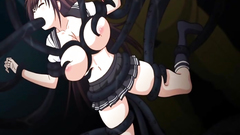 Coed anime hard tentacles drilled