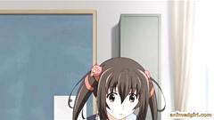 Japanese anime tentacles squeezed and hard fucked