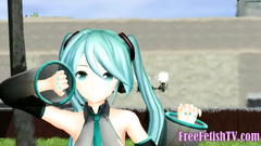 Tiny 3D Doll Gets Her Small Body Creampied