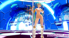 3D Tiny Blue Doll Pussy Tease