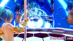 3D Tiny Blue Doll Pussy Tease