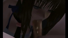 Sexy 3D anime japanese shemale sucking dick