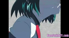 Dirty Old Man Fucks Tied-up Hentai Slave