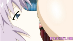 Hentai Threesome with Two Barely Legal Loli Virgins