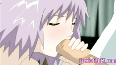 Hentai Threesome with Two Barely Legal Loli Virgins