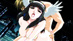 Hentai angel hard poking from behind