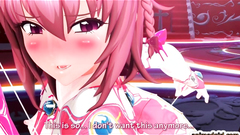 3D hentai shemale cutie self masturbating