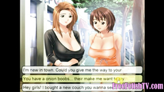 3D Hentai Uncensored Threesome with Two Hot Girls