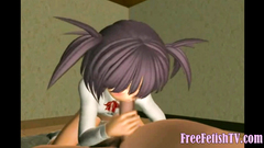 Little Hentai Loli Torima Demolished by Huge Cock