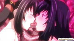 Japanese coeds anime group tentacles sex