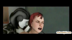 3D hentai shemales hard group gangbang