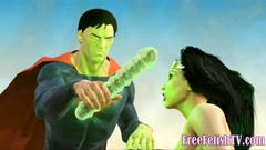 Superman Fucks Loli with his Krypton Dick