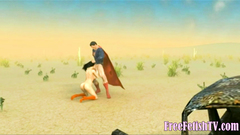 Superman Fucks Loli with his Krypton Dick