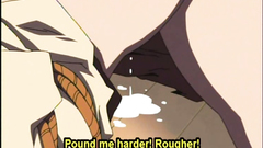 Japanese cutie anime sucking big and hard dick