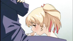 Japanese cutie anime sucking big and hard dick