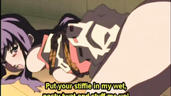 Japanese cutie anime sucking big and hard dick