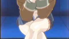 Japanese anime threesome hard fucked by bandits