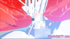 3D Loli Evangelion in Hot Red Latex Suit