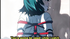 Bondage anime cutie hard poking from behind by her master