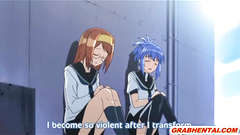 Sexy hentai schoolgirl action