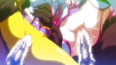 Busty hentai coed hard gangbang by monsters