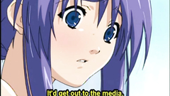 Bondage anime with muzzle threesome fucked