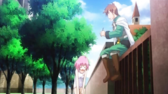 Busty hentai handjob bigcock in the outdoor