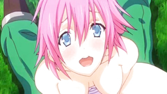 Busty hentai handjob bigcock in the outdoor