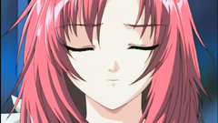 Sexy hentai gets licked her boobs