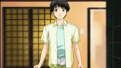 Sexy hentai gets licked her boobs