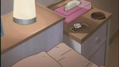 Coed hentai cutie gets licked and poked from behind