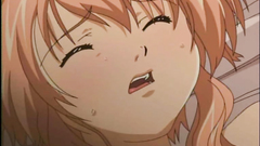 Coed hentai cutie gets licked and poked from behind