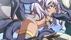 Ghetto hentai cutie hard gangbang by monsters