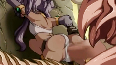 Cute hentai gangbanged by monsters