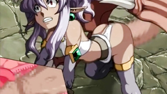 Cute hentai gangbanged by monsters