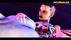 Lesbian Fuck Scene 3D