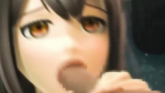 Small Brunette Girl Taking Cock