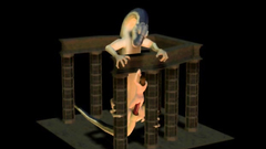 Girl fucked by giant iguana