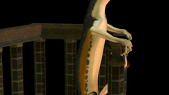 Girl fucked by giant iguana