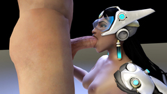 Symmetra Blow Job Close Up