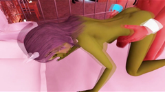 3D Busty Demon Girl Fucked In Prison!