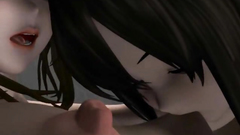 3D Futanari Cums Inside Teen Pussy!