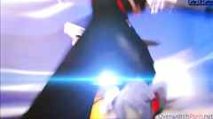 Horny Tracer gets her tight pussy drilled well by big dicks