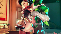 Hot Sombra and friends get naughty and stuffed with big dick